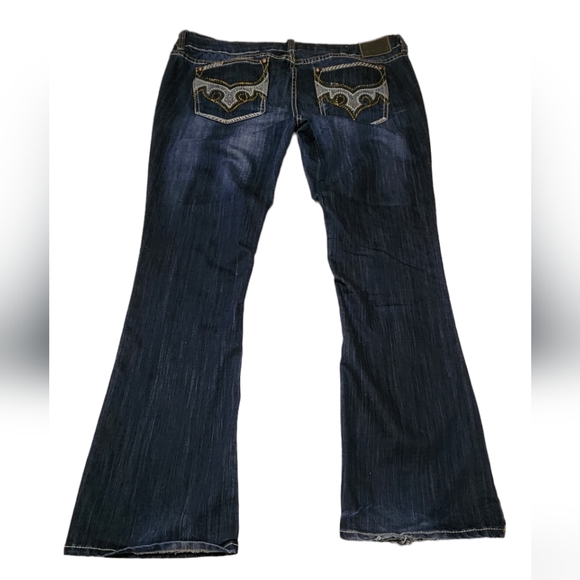 Antique river women's dark denim jeans bootcut - Picture 2 of 11